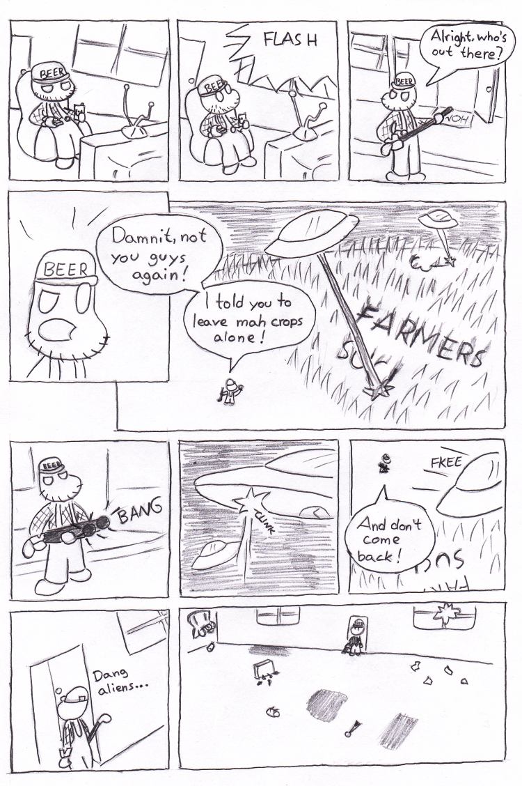 I was so tempted to leave an 'empty' onomatopoeia in the last panel.